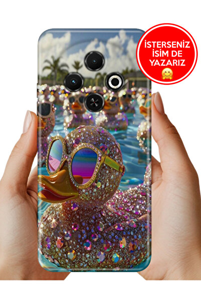 TECNO Spark 30C Kılıf TPU Resimli Silikon Işıltılı Hayat
