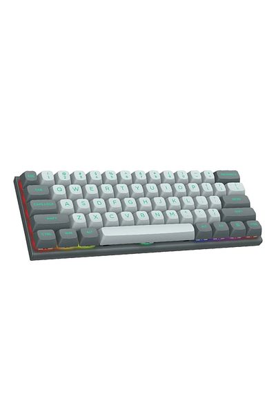 Choice Hz-61RGB-Gray E-YOOSO Hz-61 RGB USB Mini 8K RT Mechanical Gaming Keyboard Magnetic Switch 61 Key Wir