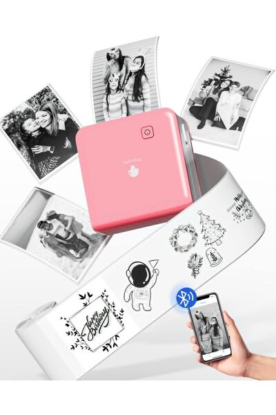 Choice10 طابعة M02S الوردية من Phomemo M02Pro طابعة حرارية محمولة صغيرة لاسلك...