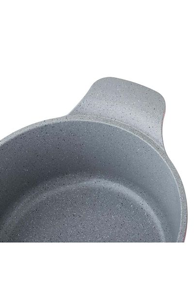Lahoya Joel Granite Cookware Set 9 Pieces Pink Color