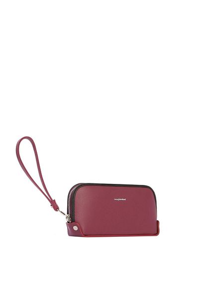 CENGİZ PAKEL Cengiz Pakel Women's Wallet/Portfolio - 65389 - Plum/Black