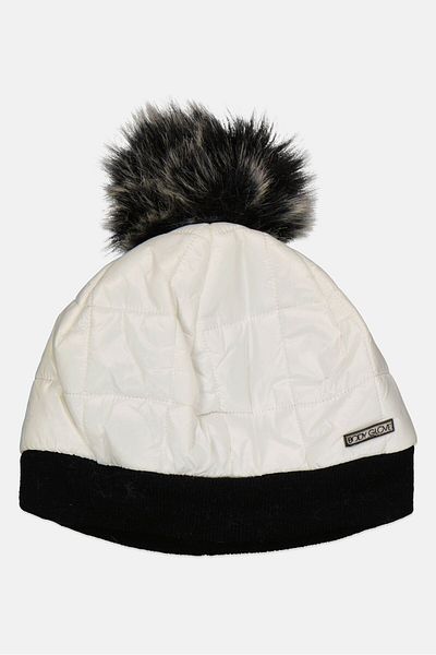 Body Glove Women Quilted Pom Pom Beanie, Black