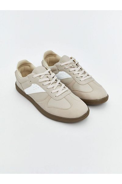 LC Waikiki Lcw Steps Beige Lace-Up Men's Sneakers