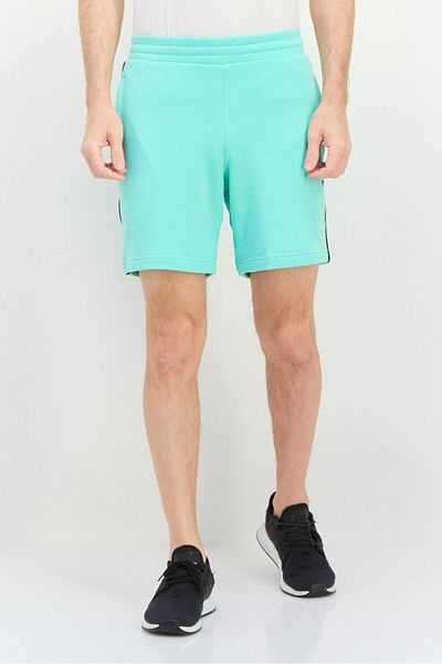 adidas Men Sportswear Fit Embroidered Logo Outdoor Shorts, Light Green