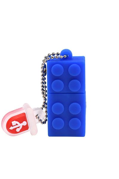 JASTER 8gb Blue Toy Brick Usb 2.0 Flash Drive 64gb Silicagel Building Block 32gb Pen Drive Real Capa