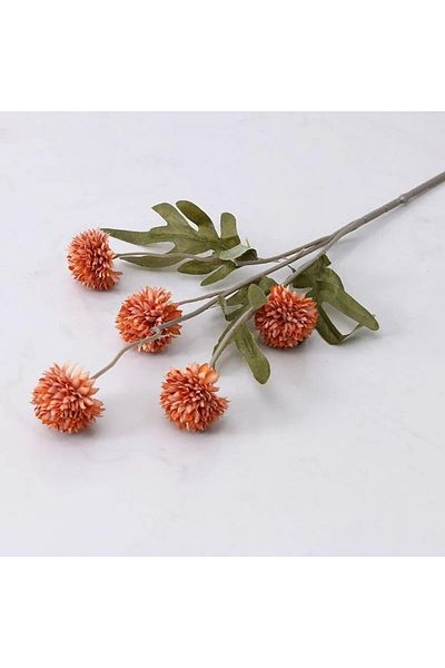 Choice 04 1Pcs Of Orange Artificial Flowers With Stems Mini Chrysanthemums Home Room Decoration DIY Dining
