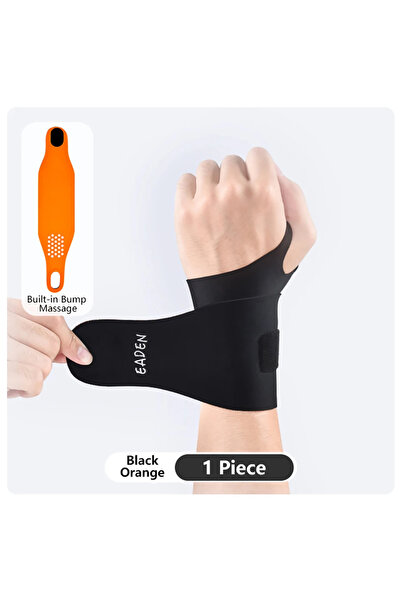 Choice Black Orange 1Pcs Thin Wrist Guards Tendon Sheath Wrist Guard Sprain Reduce Joint Stress Compression