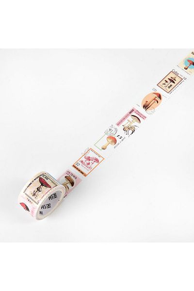 Choice 2 Vintage Post Office Series Washi Tape Retro stamps Coffee Decorative Adhesive Tape DIY Scrapbooki.