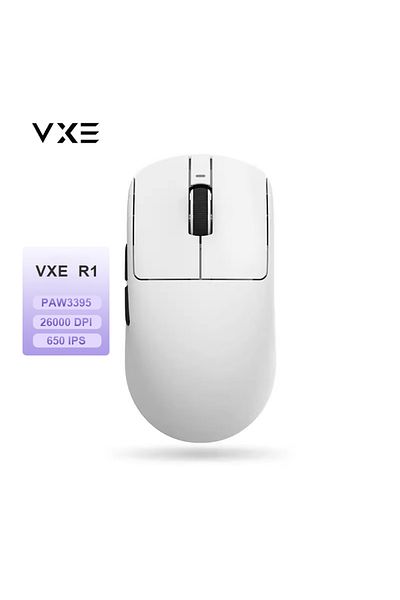 Choice R1 (WHITE) Atk Vxe R1 Pro Max Dragonfly R1 Bluetooth Gaming Mouse Paw3395 2.4g Wireless E-sports Mic