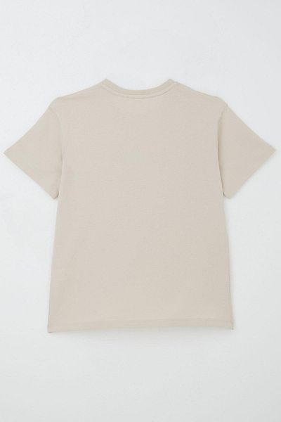 Breeze Boy 9-14 Years Old T-Shirt Beige Printed