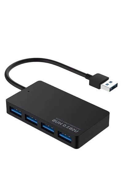 Choice موزع USB 3.0 عالي السرعة، موزع USB 3.0 متعدد المنافذ، محول توسيع متعدد المنافذ بأربعة منافذ، ملحقات الكمبيوتر