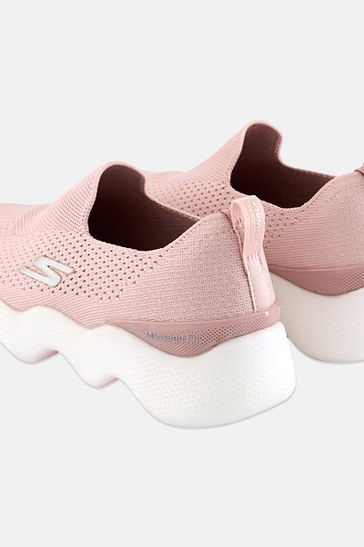 SKECHERS Women Slip On Walking Shoes, Light Pink