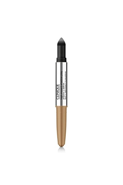 Clinique High Impact Shadow Play Çift Taraflı Kalem Far - Champagne Caviar
