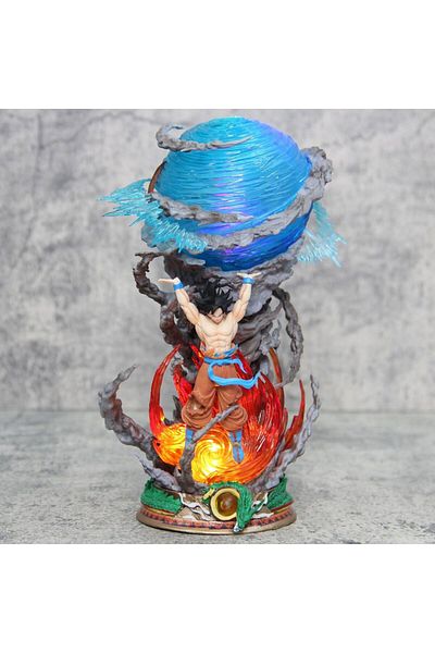 Choice NO BOX 23cm Anime Dragon Ball Goku Figure Super Spirit Bomb Son Goku Action Figures Gk Pvc Model Col