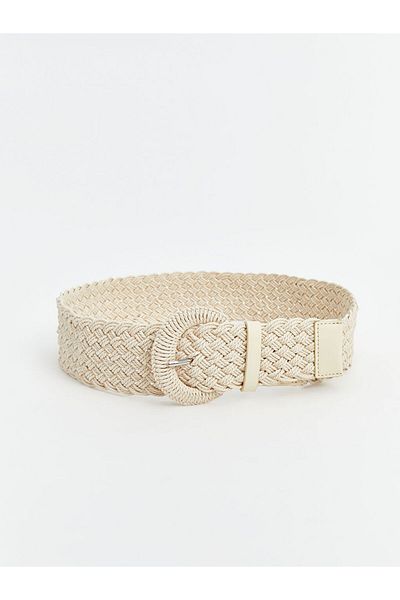 LC Waikiki ACCESORII LCW Curea de paie pentru femei Ecru