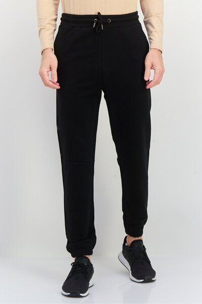 Penfield Men Regular Fit Brand Logo Jogger Pants, Black