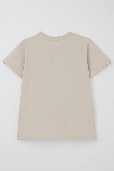 Breeze Children's T-Shirt for Boys - Tropical Hawaiian Tour by Scooter Beige 5-10 Years