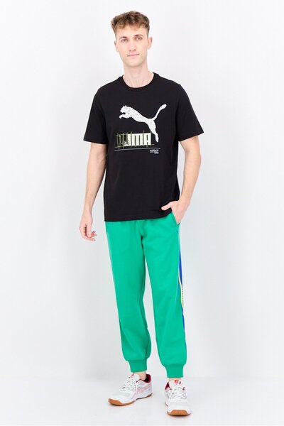 Puma x BMW Motorsport Men Sportswear Fit Drawstring Outdoor Sweatpants, Green
