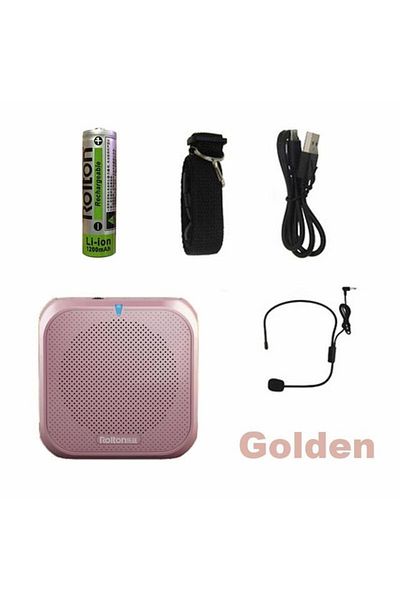 Choice Rose Headworn Microphone Loudspeaker Voice Amplifier Recorder Mic Speaker Audio Mini Wired Mikrofon