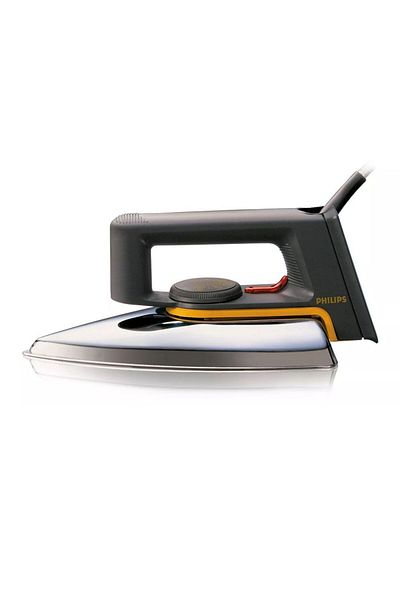 Philips Classic Dry Iron Linished Soleplate 1000W HD1172 - Black