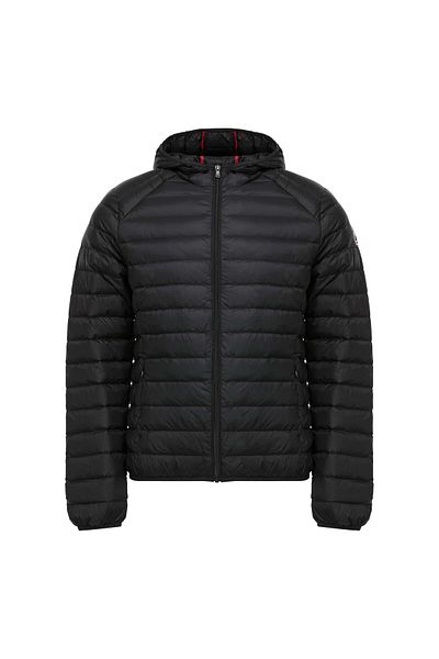 Jott Men's black hooded jacket JOTT NIC NOIR