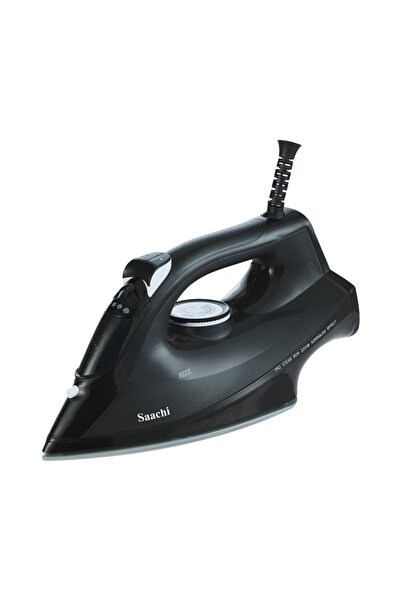 SAACHİ مكواة بخار ساشي مع قاعدة سيراميك 2200 واط - أسود