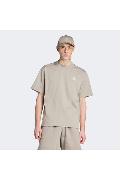 adidas Mercedes Amg Petronas Formula One Team Men's Beige T-Shirt