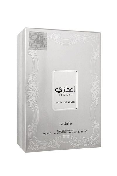 lattafa Ejaazi Intensive Silver, Eau De Parfum, Unisex, 100 Ml, Eau De Parfum, 100 ml