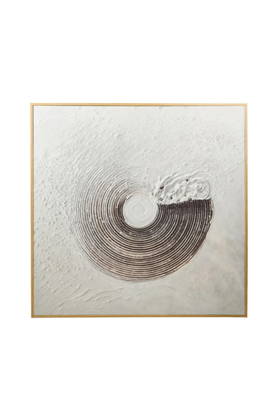 Evidea Deco Zoe Tablo - Ekru - 100x100 cm