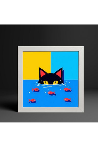 HOMEPACK Single Wooden Framed Painting One Piece Poster Painting Ktc/015