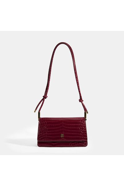 Desa Geanta de umar Maryia Burgundy pentru dama