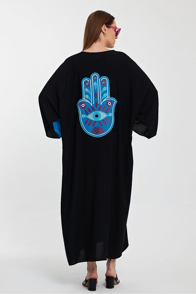 Denismoda Vp990 Women's Authentic Embroidery Detailed Large Size Shirt Dress ...