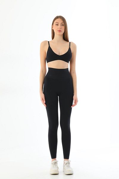 Emay BLACK MI 3905 High Waist Recovery Leggings