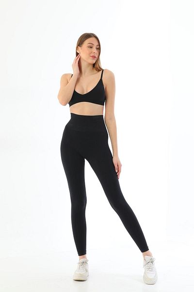 Emay BLACK MI 3905 High Waist Recovery Leggings