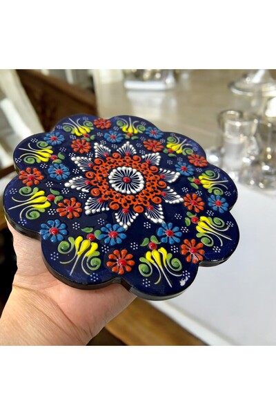 DDM حامل سيراميك مصنوع يدويًا بنمط التوليب - أناقة تجتمع مع فن البلاط في كوتا...