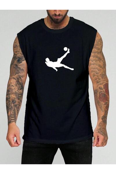 BENROMA TRICOU FĂRĂ MÂNECI CU IMPRIMEU JUCĂTOR DE FOTBAL