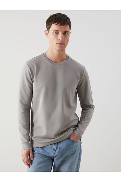 LC Waikiki Crew Neck Long Sleeve Men's Sweatshirt