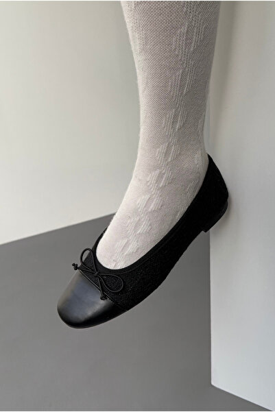 Mupa Shoes Μαύρες γυναικείες μπαλαρίνες