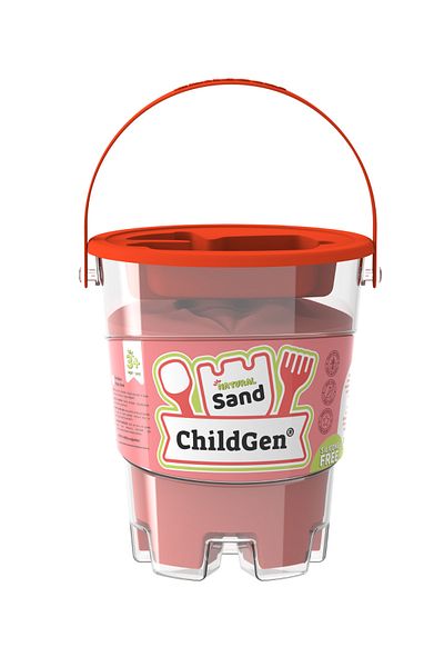 ChildGen Natural Kinetic Sand - Red - 500 Gr