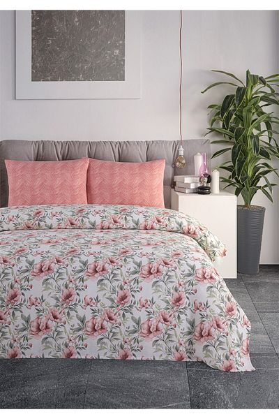 Evim Soren Single Pique Set 160X230 cm Garden Yavruağzı