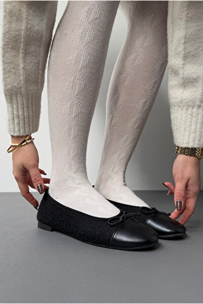 Mupa Shoes Μαύρες γυναικείες μπαλαρίνες