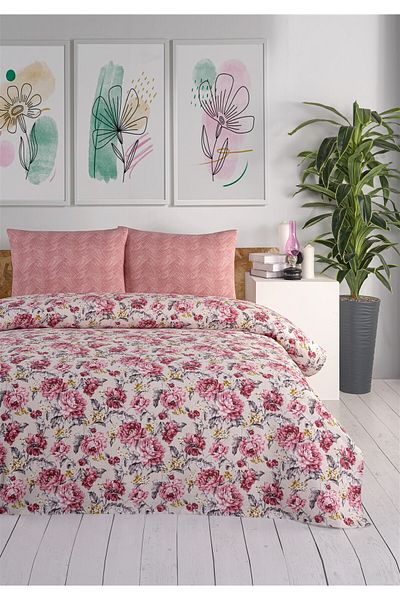 Evim Dark Pink Soren Single Pique Set 160X230 cm