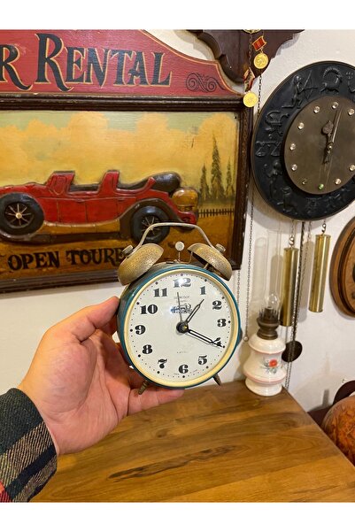 ANTİKA AYAL Antika kurmalı masa saati