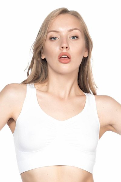 Emay White Mi 4001 Soft Sports Bustier