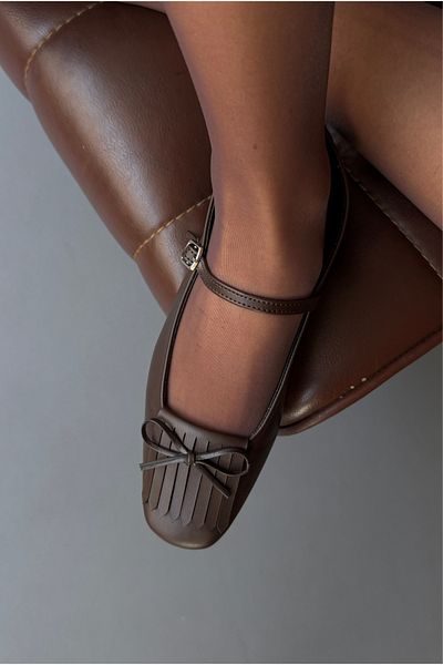 Mupa Shoes Balerini de damă Model BROWN BROWN