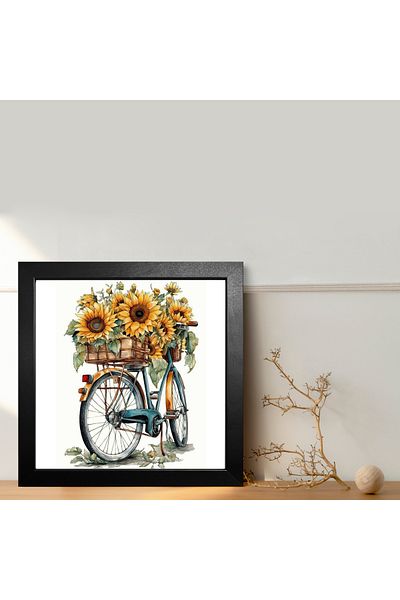 HOMEPACK Pictură cu un singur cadru din lemn Pictură poster dintr-o bucată KTC/002