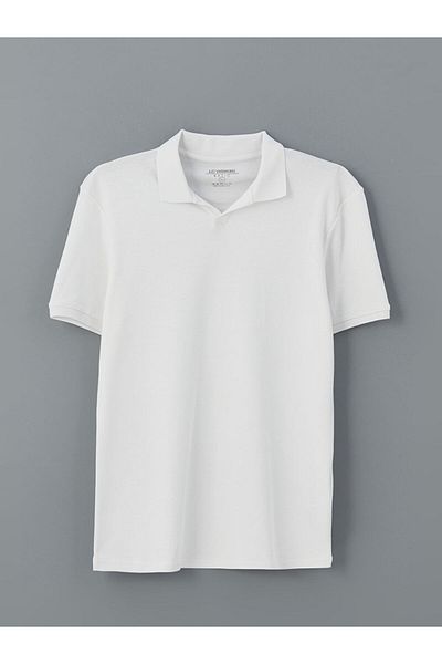 LC Waikiki Ανδρικό μπλουζάκι LCWAIKIKI Classic Polo Neck Plain Interlock
