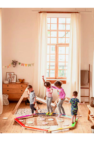 wudie Ahşap Denge Kirişi, Denge Tahtası,oyuncak,aktivite Oyuncağı,ahsap Oyuncaklar,montessori Oyunca