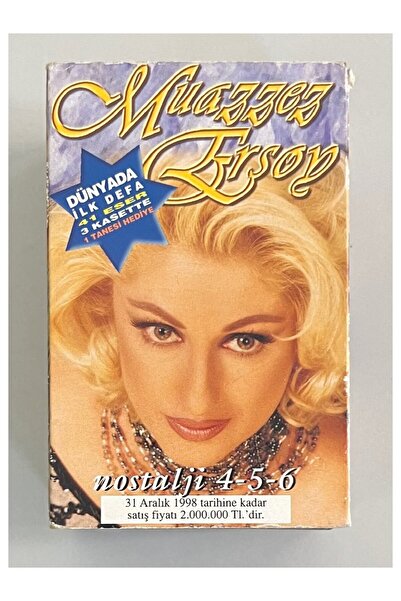 RAKS MÜZİK YAPIM Muazzez Ersoy Nostalji 4-5-6 Kaset (41 Şarkı 3 Kaset)
