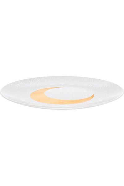 TRAMONTINA Since 1911, Made In Brazil - Noor 25cm Ramadan Themed Decorated Porcelain Dinner Plate